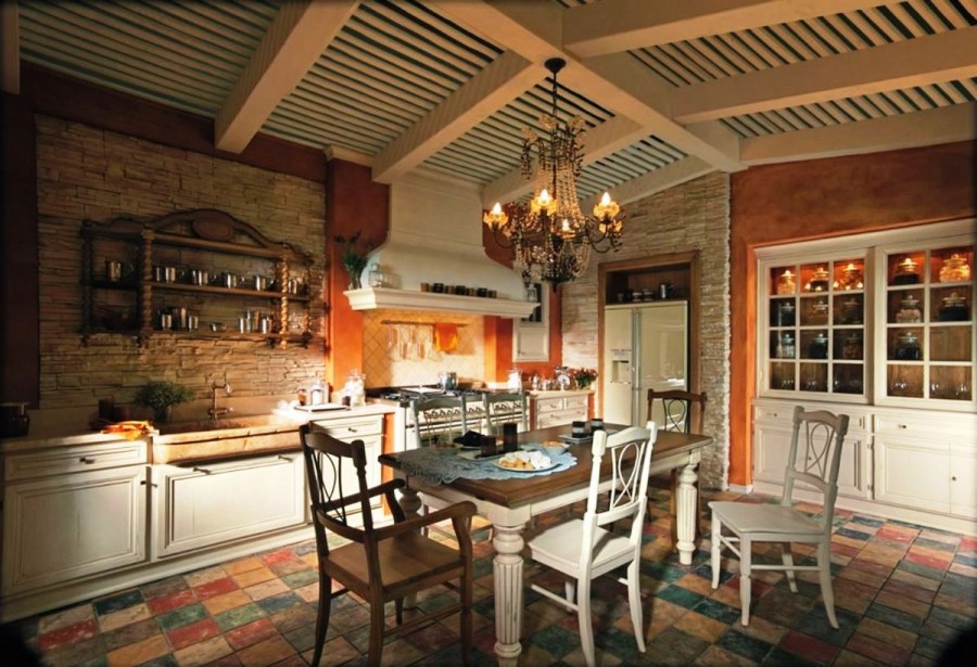 Итальянский стиль в интерьере кухни