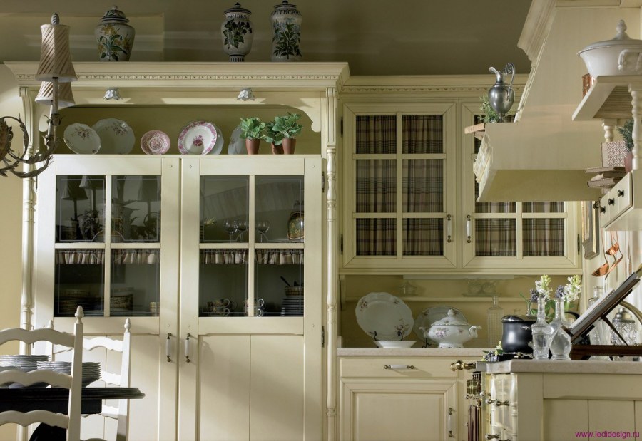 Кухни буфет для угловой кухни болотного цвета стиль Прованс