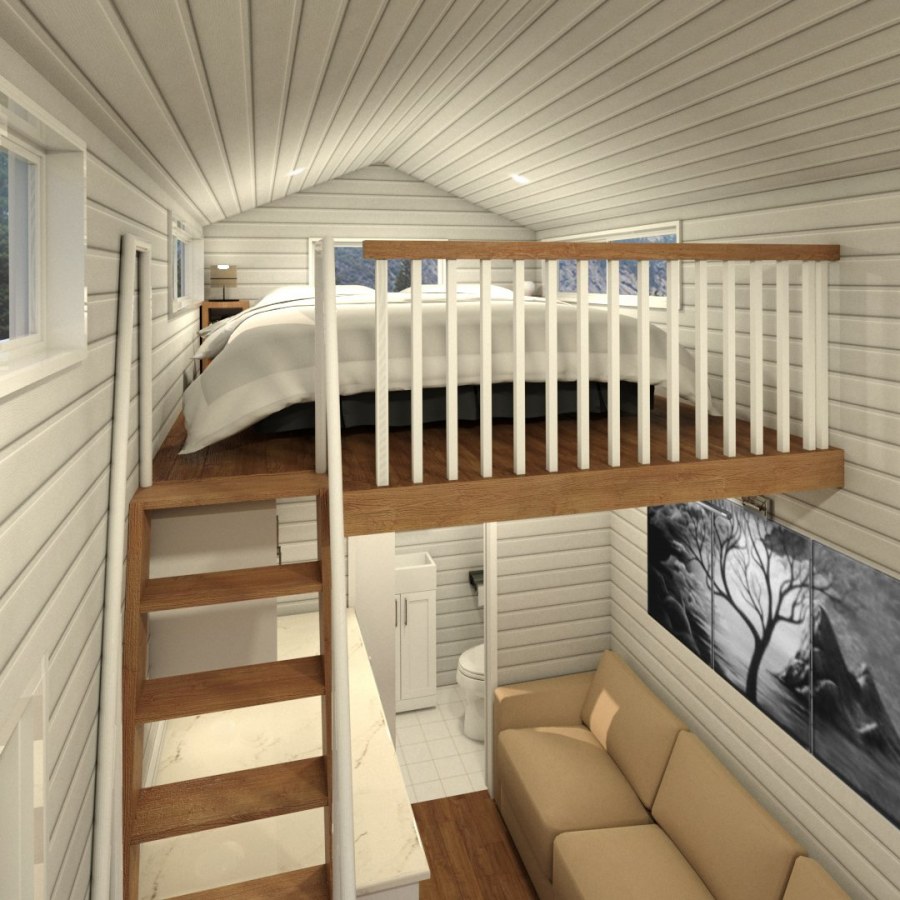 Каркасная баня с полатями