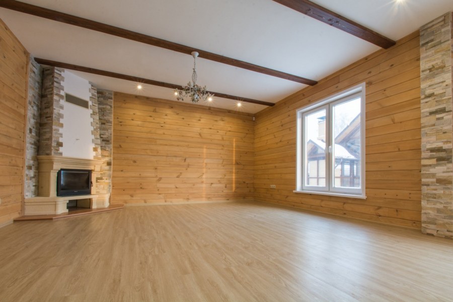 Отделка помещений деревом