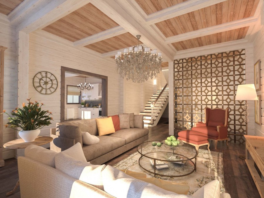 Дачный интерьер