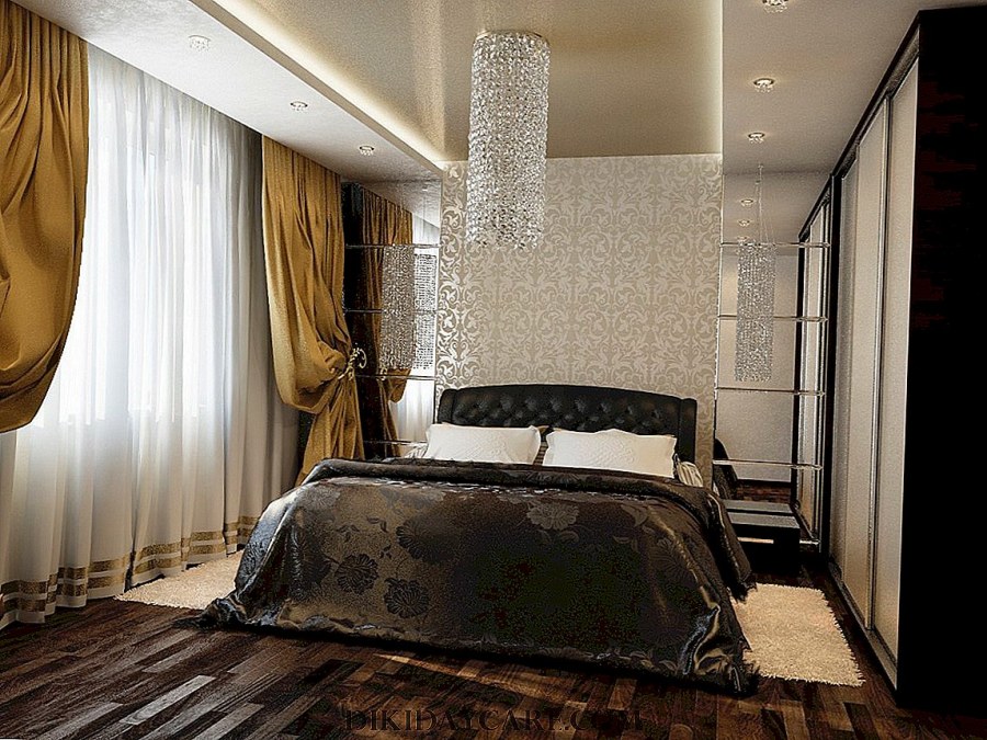 Мужская спальня в стиле арт деко