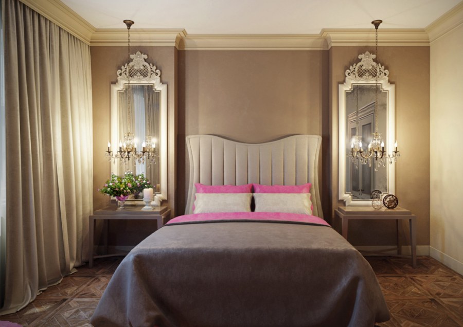 Красивая маленькая спальня