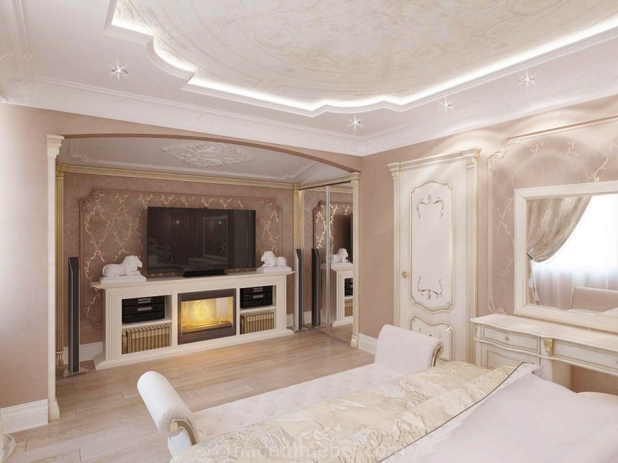 Потолки из гипсокартона для зала