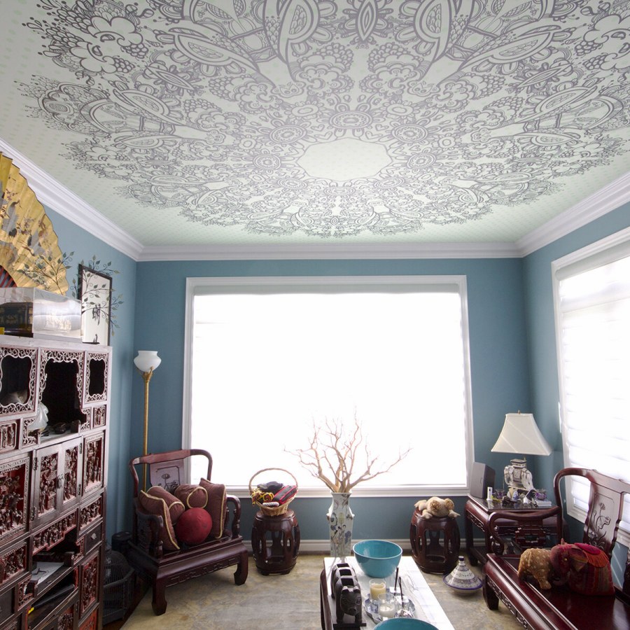 Тканевый натяжной потолок