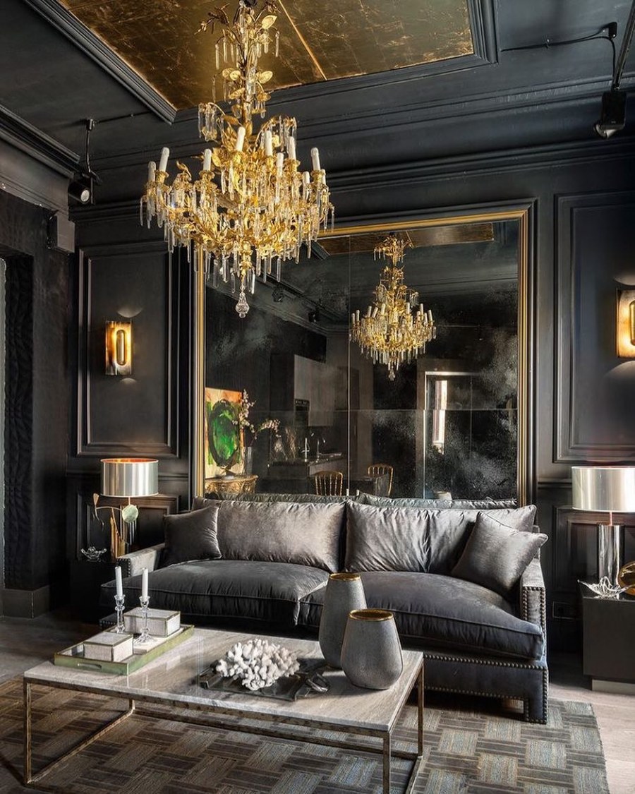 Гостиная в стиле арт деко