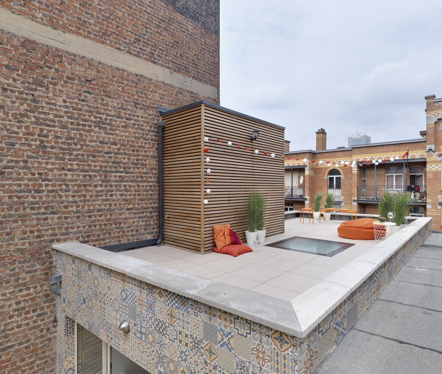 Имитация плоской крыши