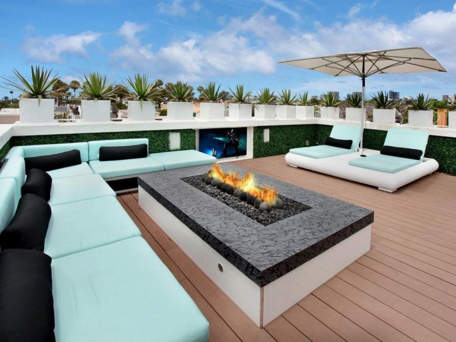 Эксплуатируемая кровля терраса