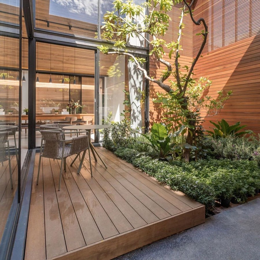 Терраса с эксплуатируемой крышей