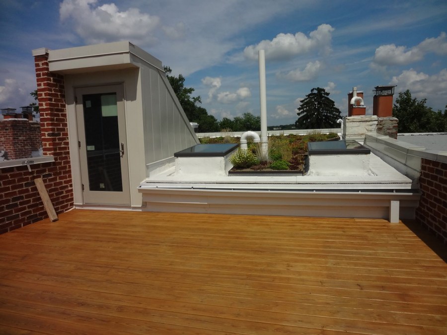 Терраса на плоской кровле