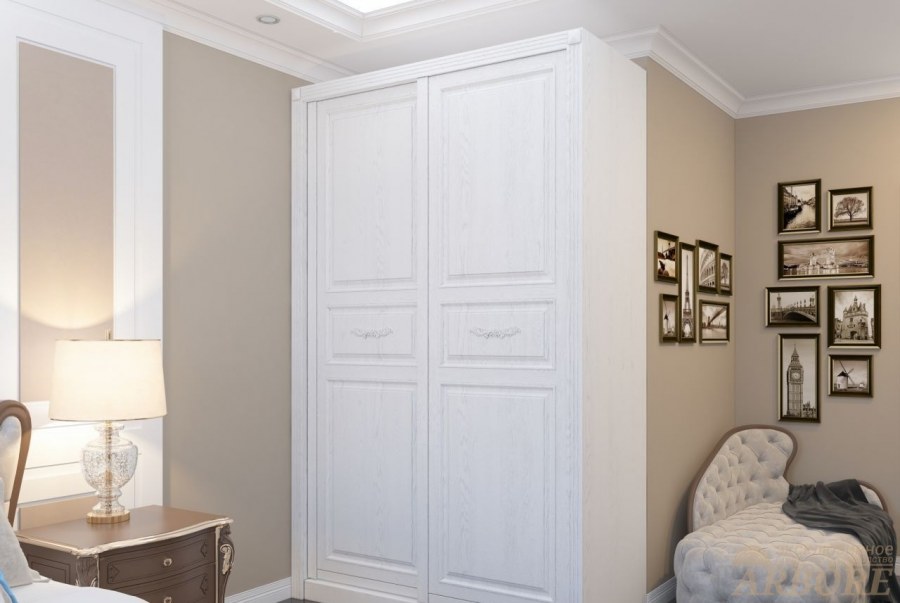 Белый шкаф в спальню