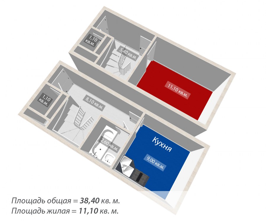 Р-Н Щелковский, п Литвиново, д 12 1-комнатная квартира