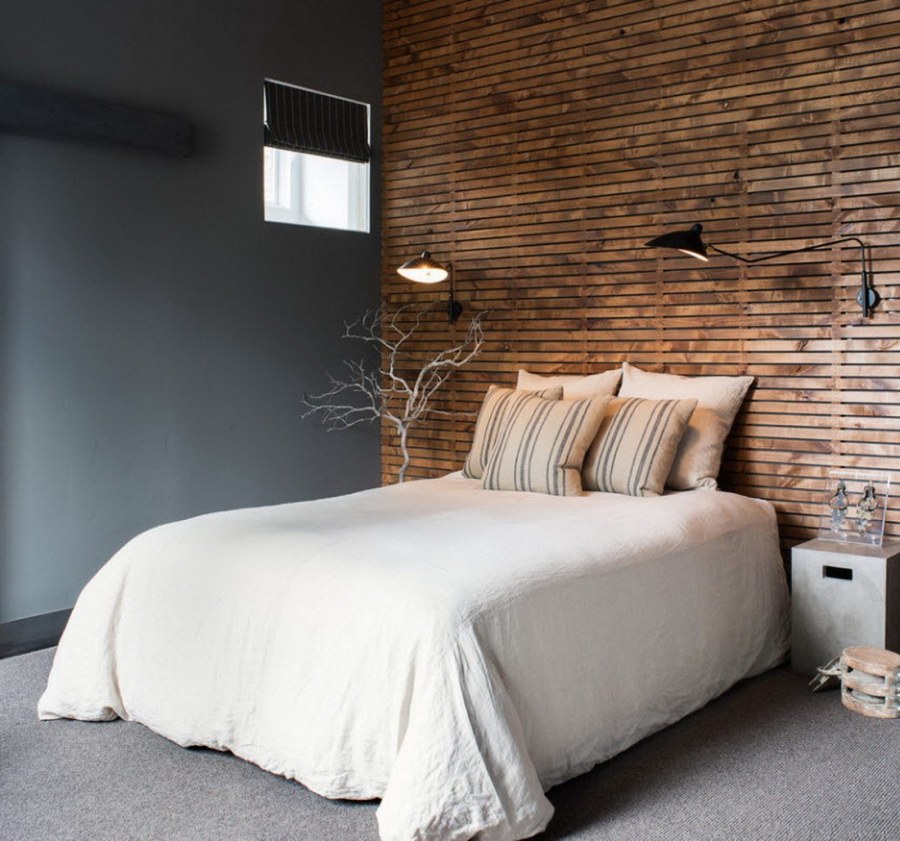 Отделка стен в спальне