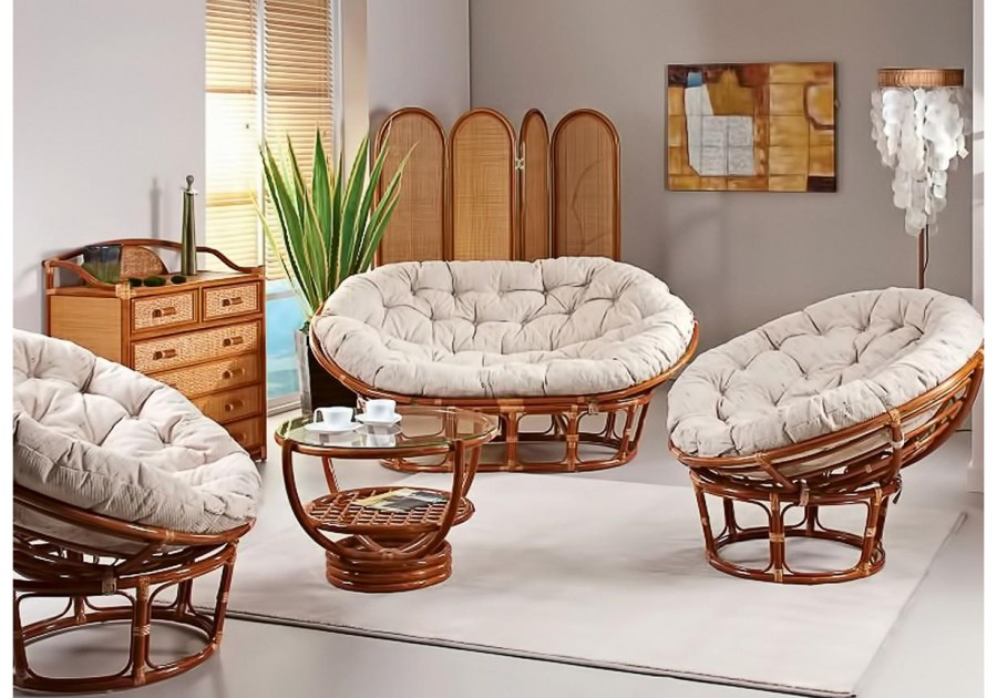 Мебель ротанг Папасан и Мамасан