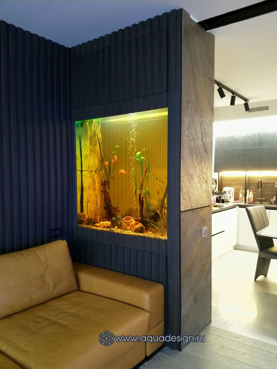 Красивые аквариумы в квартире