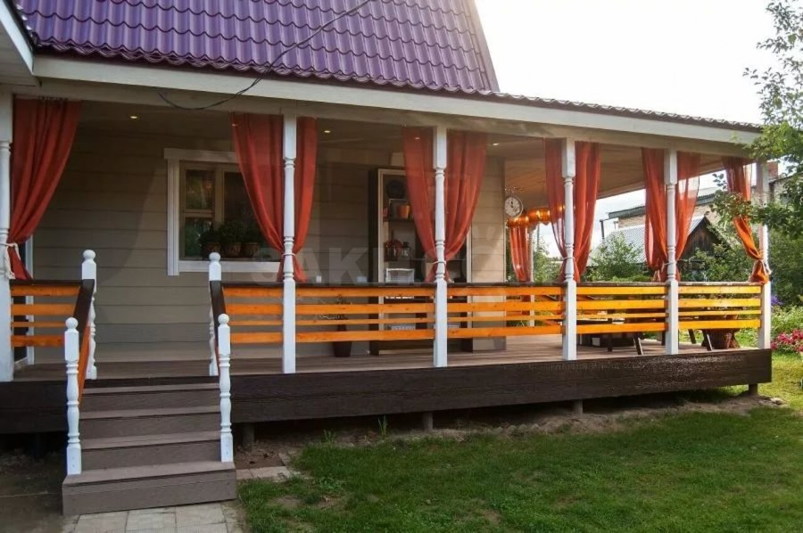 Веранда на сваях