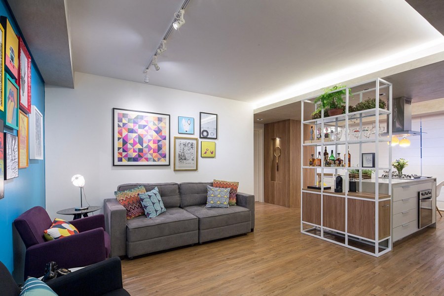 Зонирование квартиры студии