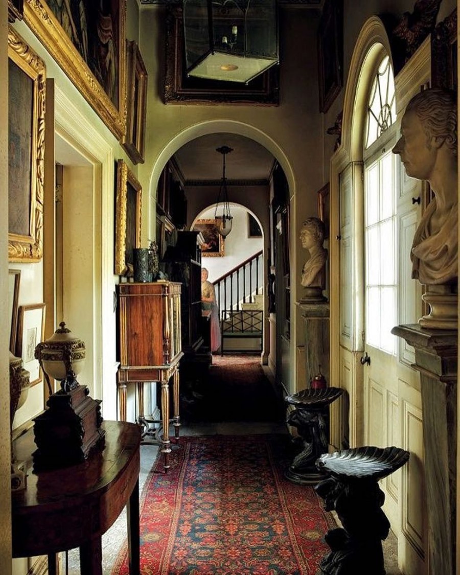 Английское поместье интерьер