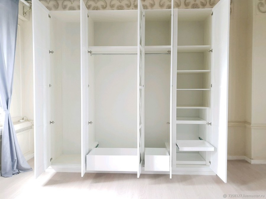 Распашные двери для гардеробной