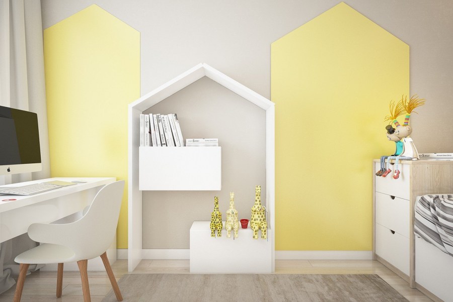 Серо желтая детская