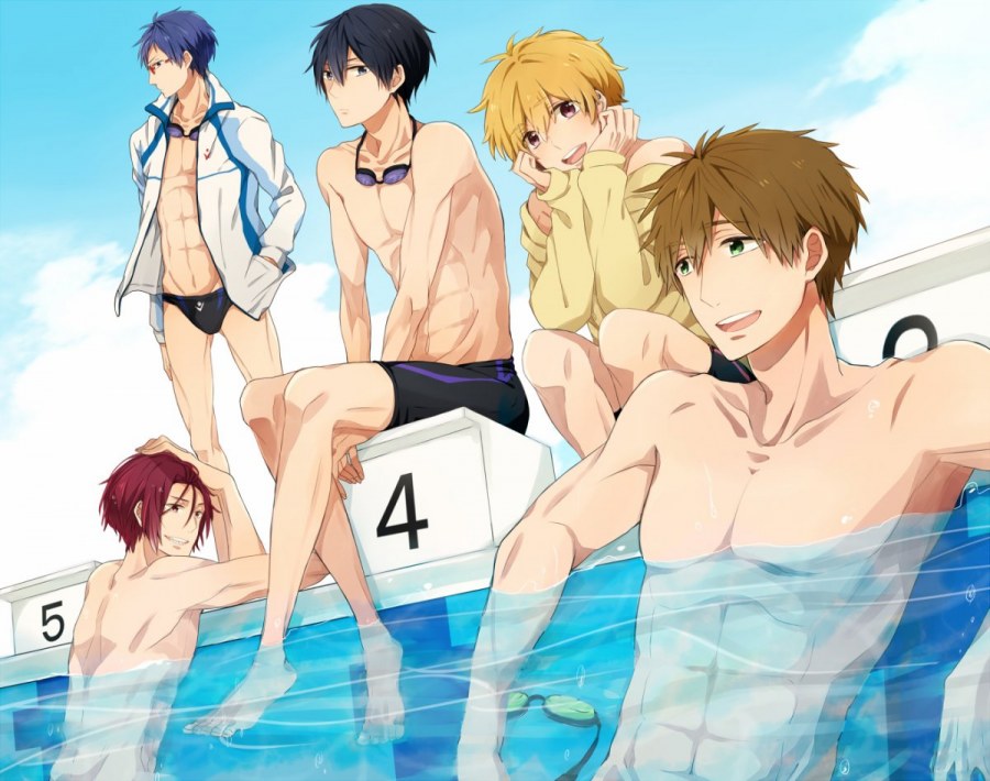 Аниме free/iwatobi Swim Club