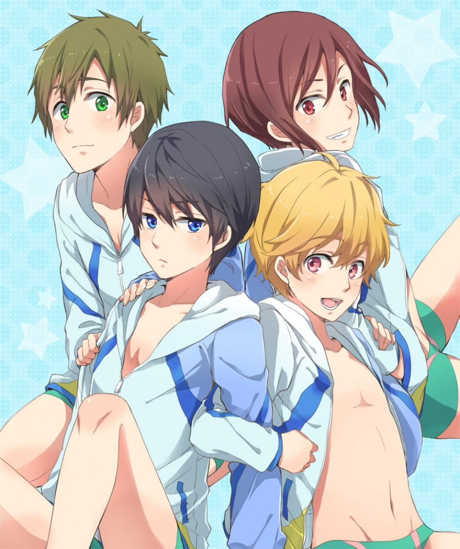 Аниме плавание Макото