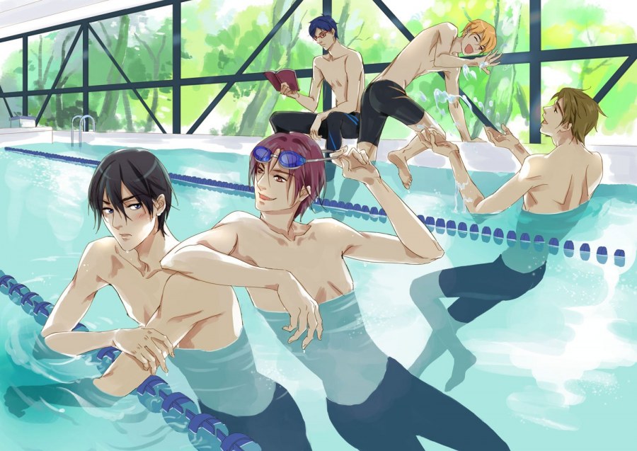 Рин Мацуока плавание