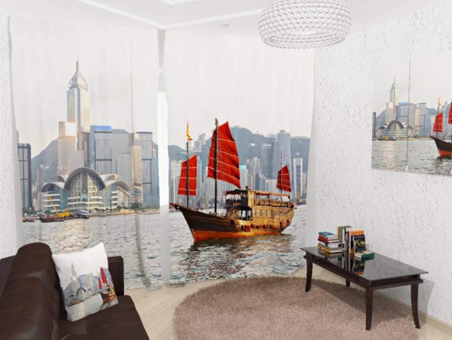 Бригантина Алые паруса шторм