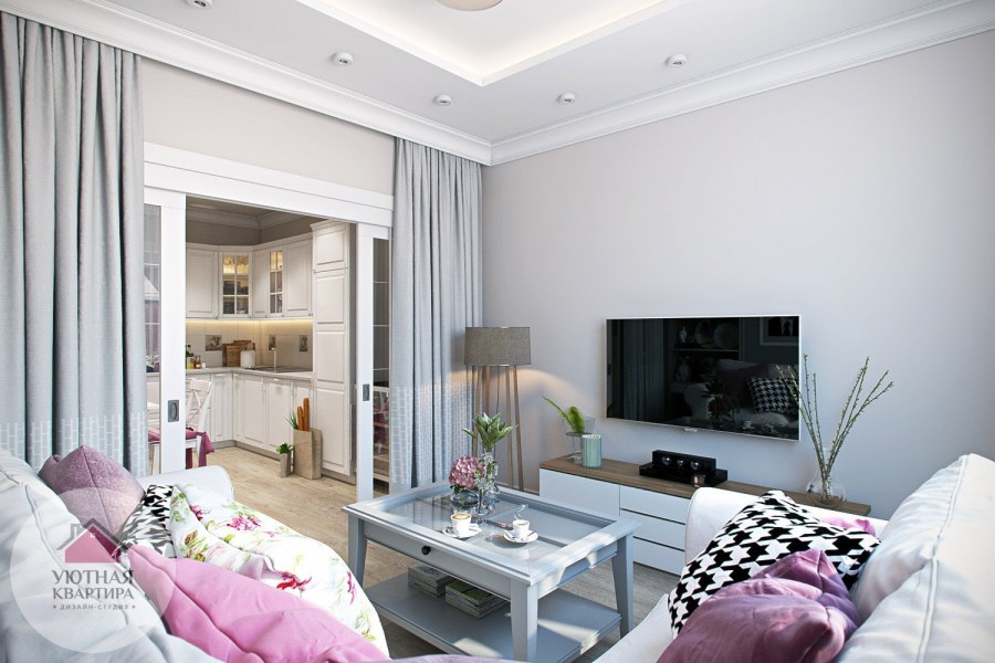 Интерьер в светлых тонах