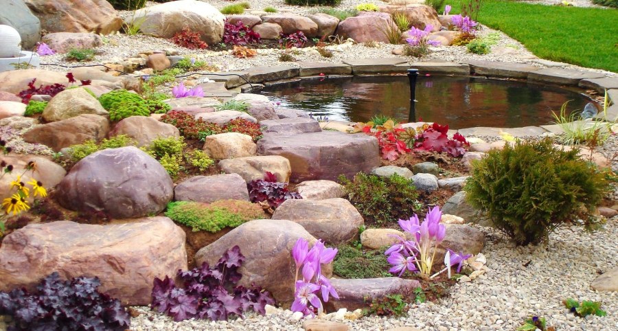 Альпинарий с водоемом