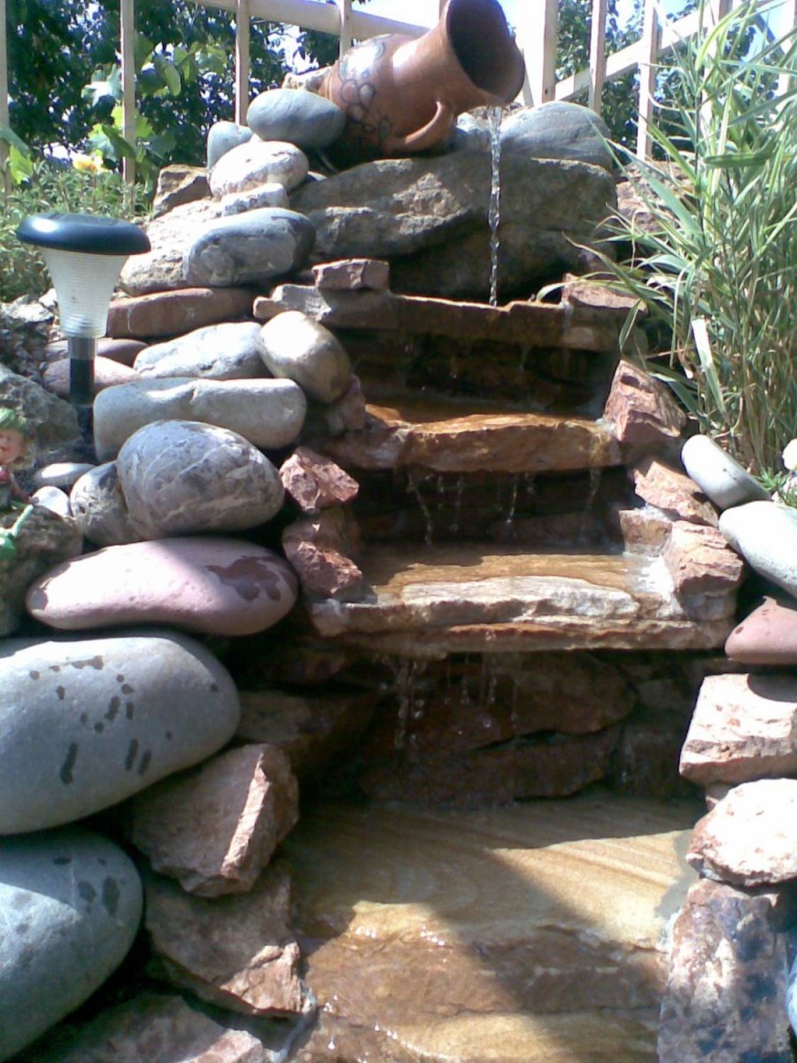 Плоский камень для водопада