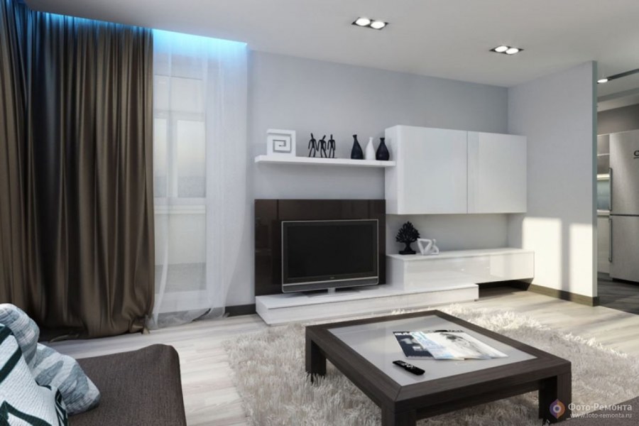 Интерьер небольшой гостиной в квартире