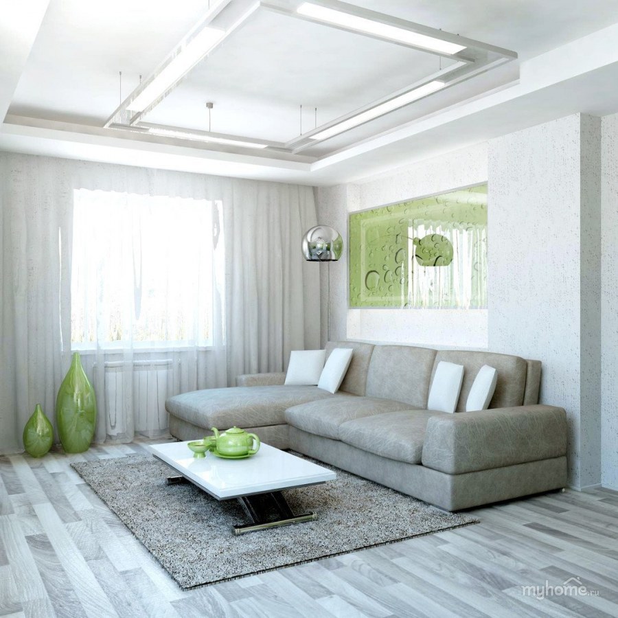 Гостиная в стиле Минимализм 18 кв.м