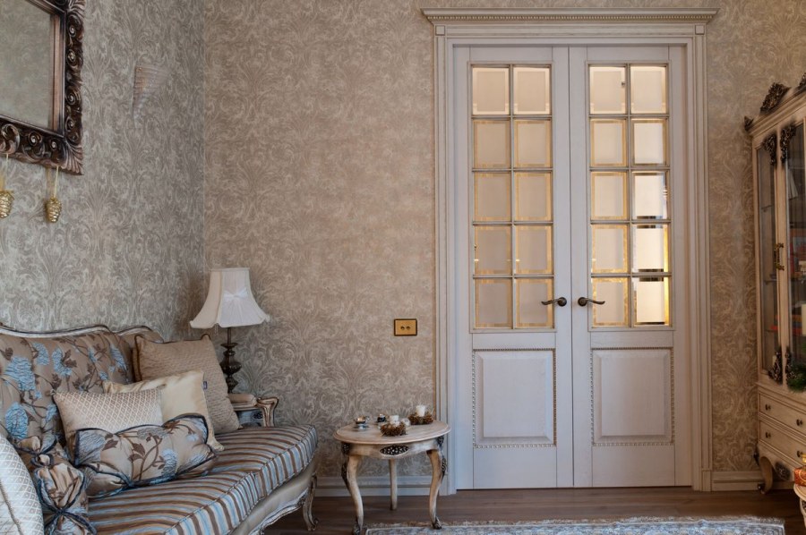 Гостиная в светлых тонах