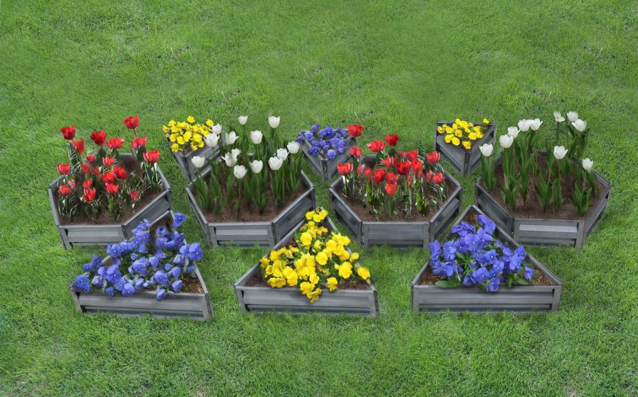 Формы клумб для цветов