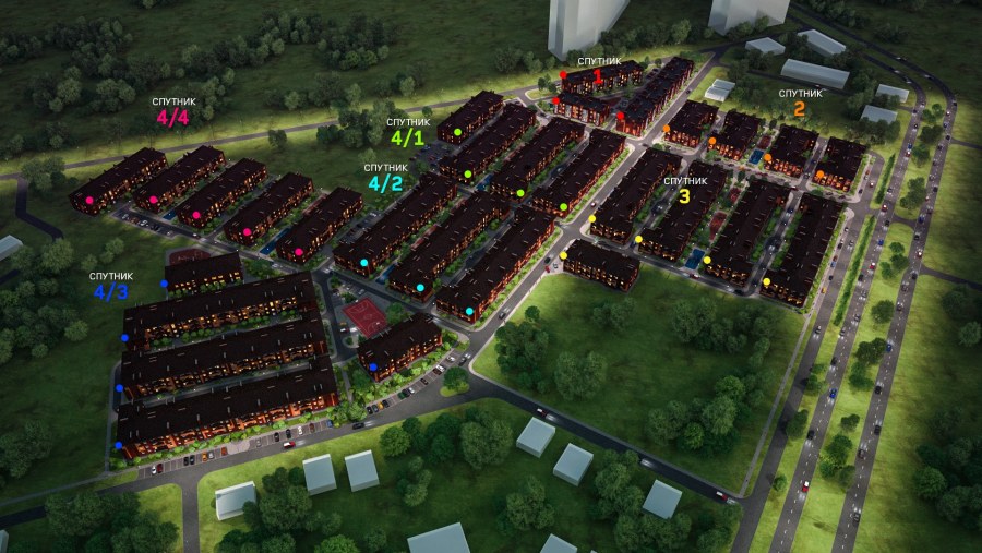 ЖК Спутник на карте