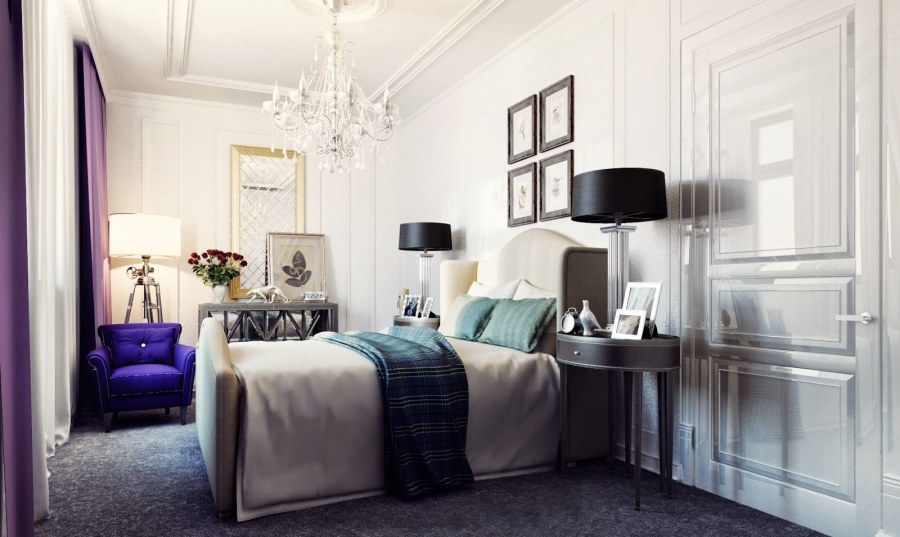 Комната в стиле американская классика для мужчины