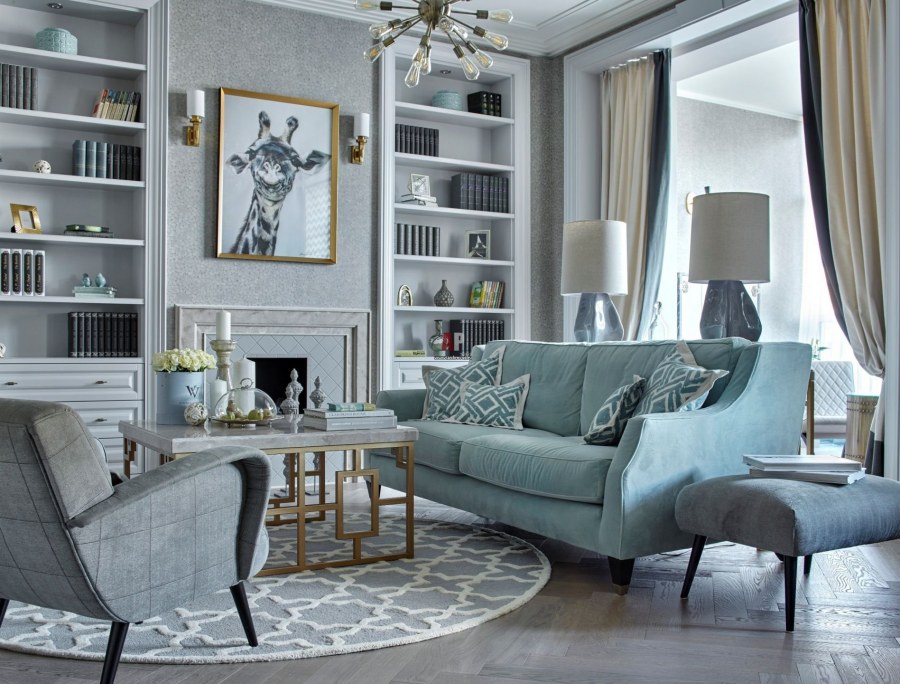 Гостиная Неоклассика Тиффани