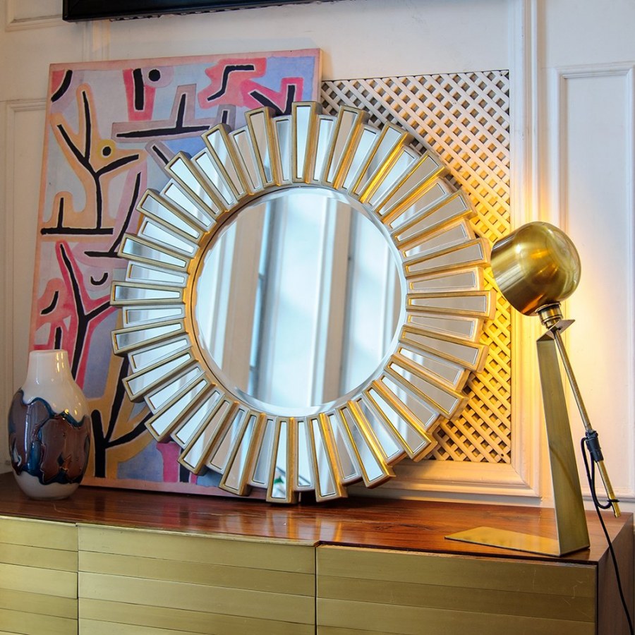 Зеркало-солнце ray Silver