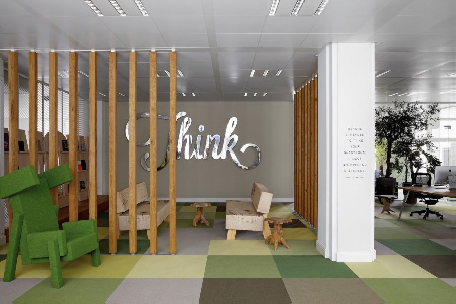 Фирменный стиль в интерьере офиса