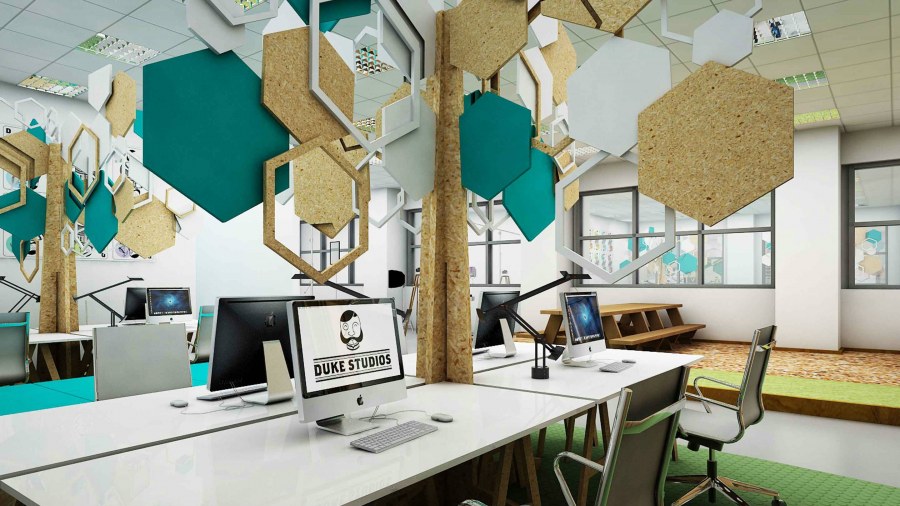 Креативный интерьер офиса