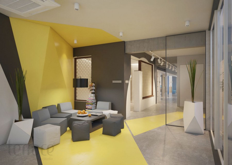 Фирменный цвет интерьер