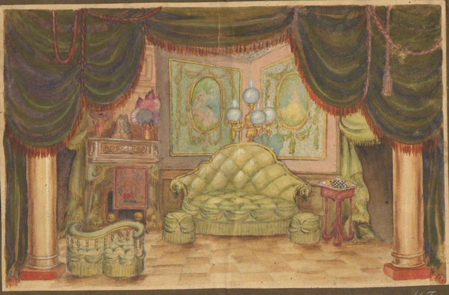 Театральные декорации к спектаклям