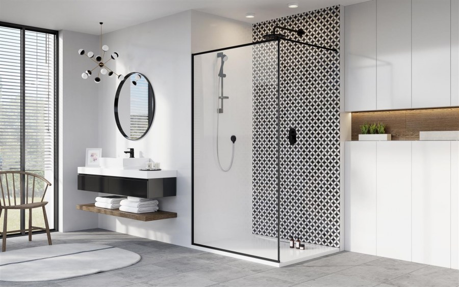 Душевая перегородка Radaway modo New II Black