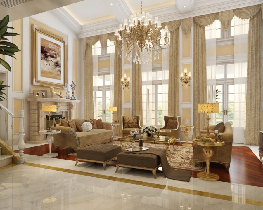 Гостиная Версаче Барокко