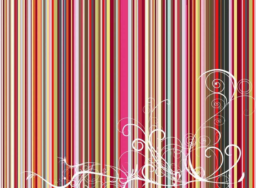 Обои с вертикальными полосами