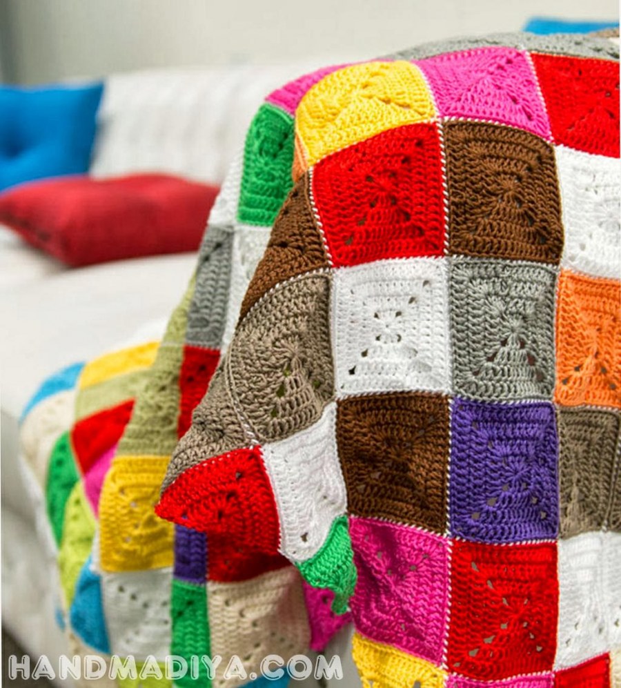 Равелри плед пэчворк