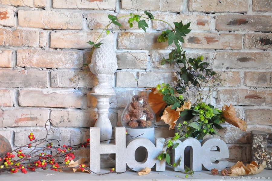 Бетонный декор