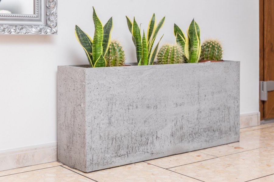 Кашпо из бетона