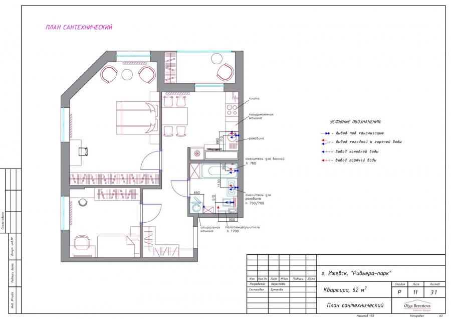 План сантехники